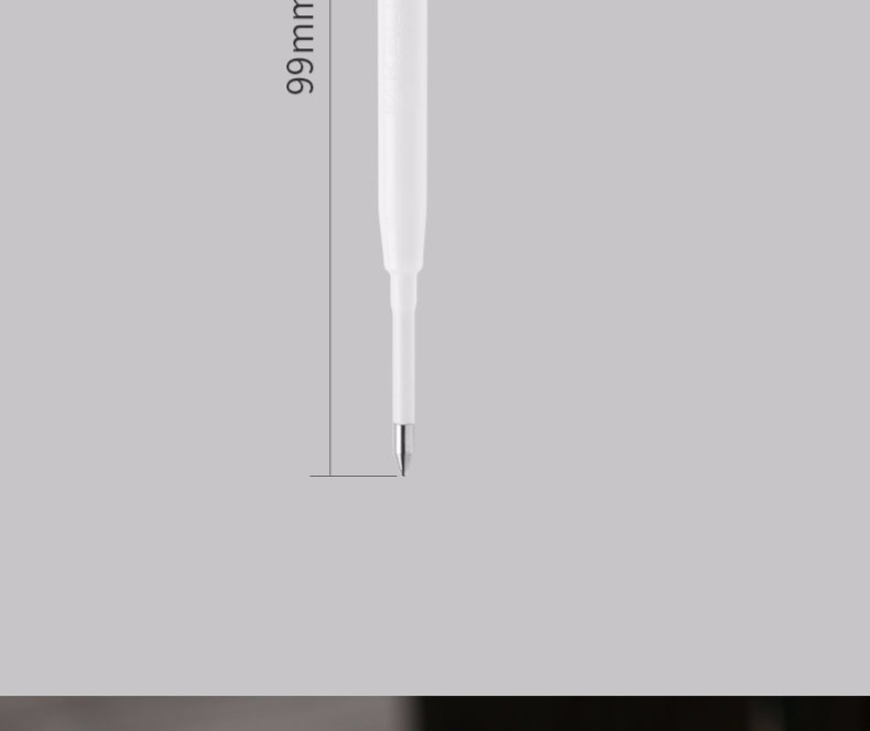 [Back to School Essential] KACO European Standard G2 Structural Retractable Gel Pen Refills, 0.5mm Black Bullet Tip, 10 Pieces/box, K1602 12