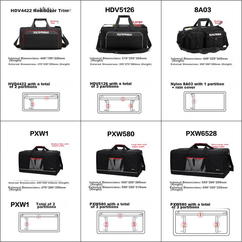 Statin KB12C (Medium to Large) Single Battery Micro Four Thirds Camera Bag, Thick Fabric, Wear-Resistant, Waterproof, Suitable for Sony A7, Canon R Series, Fuji And Others 22