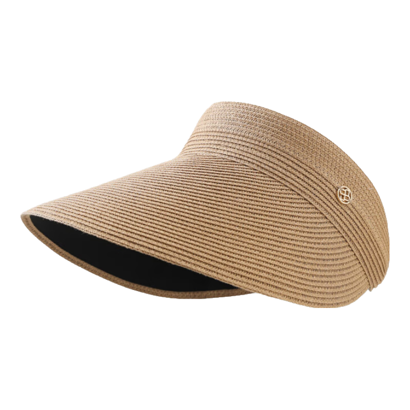 JIUMU Sun Protection Hat for Women, Sun Visor Cap, Sun Hat, Visor Cap, Straw Hat, Cool Hat, Summer Outdoor Face-Covering UV Protection Hat for Wome
