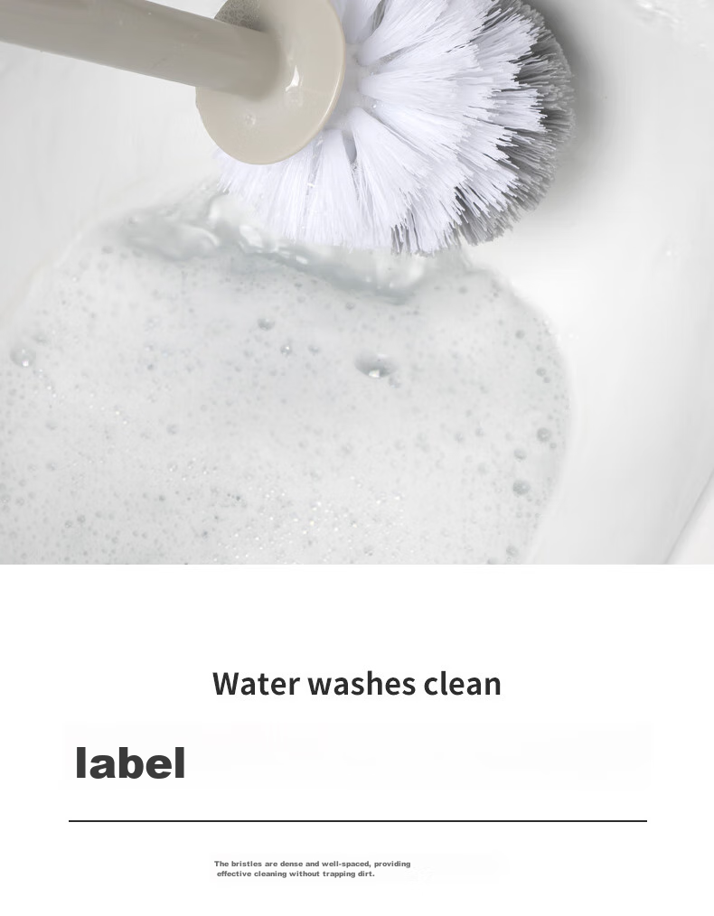 Bendi Extended Handle Toilet Brush Set, Bathroom Cleaning Brush, Toilet Cleaning Brush with No Dead Angles 15