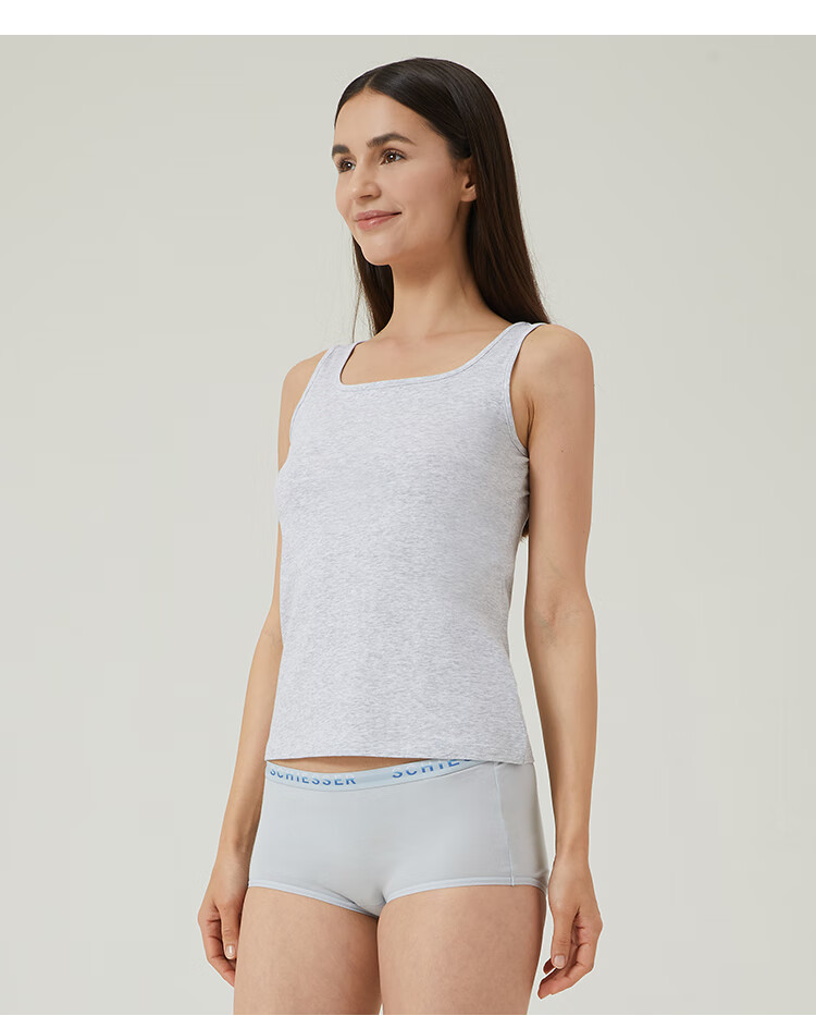 Schiesser Women's Camisole, Comfortable And Breathable Cotton Tank Top [2-Pack] 8