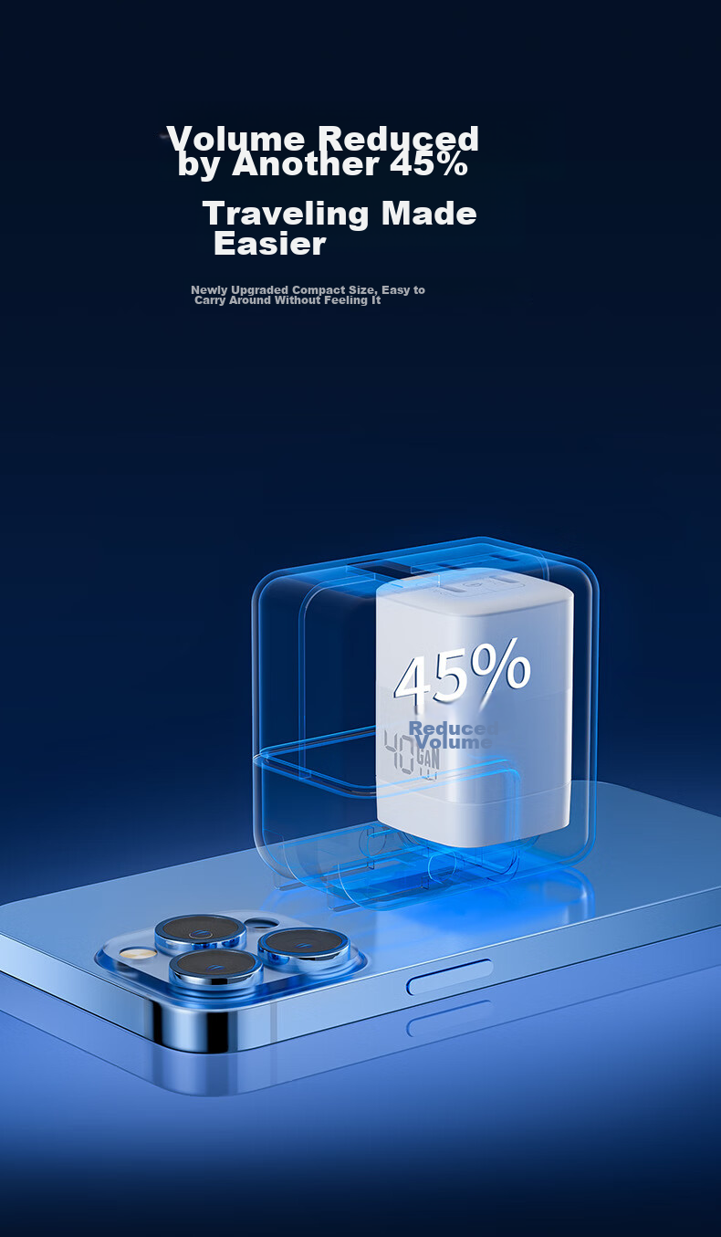 Canghua 40W Apple Charger, Gallium Nitride Charging Head, PD Fast Charging, Suitable for IPhone 18 Pro Max/17/16/Duo/15, Huawei Phones, Dual-Port Type-C Fast Charging Plug 7