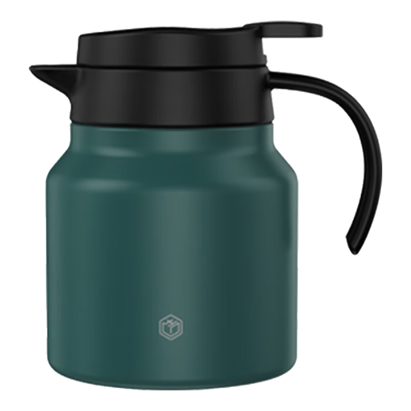 JD Original Insulated Thermos, Household Warm Water Kettle, Insulated Tea Steeping Hot Water Bottle, 316 Stainless Steel Cat Eye Green, 800ml