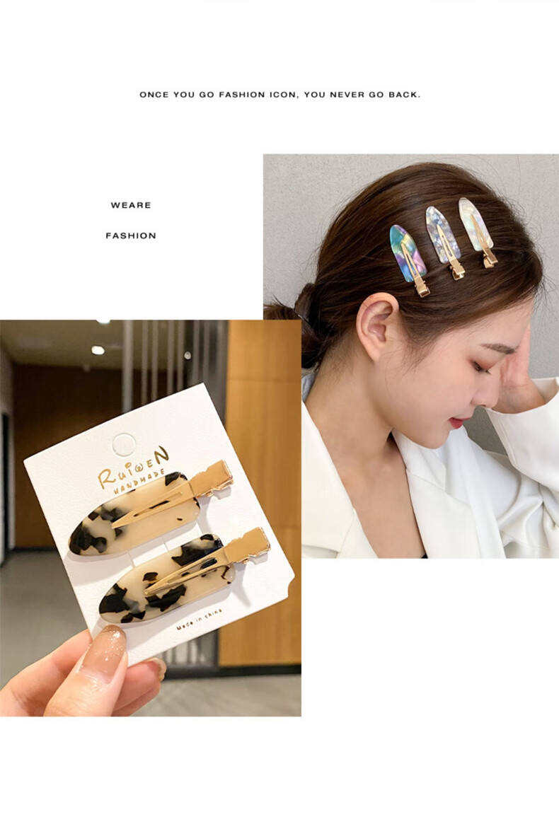 Chense Invisible Hair Clips for Women [6 Pieces], Bangs Clips, Acetic Acid Invisible Hair Clips, 6 Pieces Per Pack 5