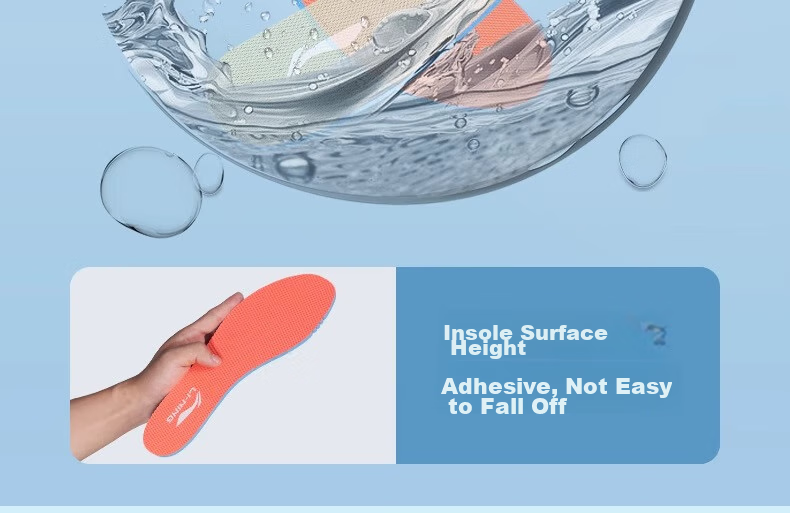 Li-Ning Sports Insoles for Men, Soft And Bouncy, Comfortable for Long-Standing, Height-Increasing, Sweat-Absorbing, Odor-Resistant, Breathable, Non-Stuffy, Shock-Absorbing for Military Training And Running 24