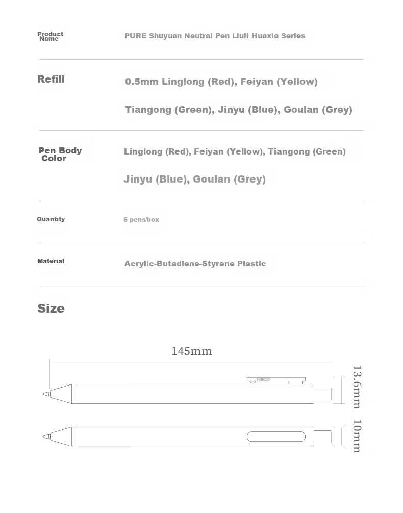 [Back to School Essential] KACO Colored Retractable Gel Pen Set, National Museum Yan Yi Co-Branded Edition, 0.5mm Signature Pens, Journaling Pens, Multi-Color Ink Pens, 15 Pens/set K1015 25