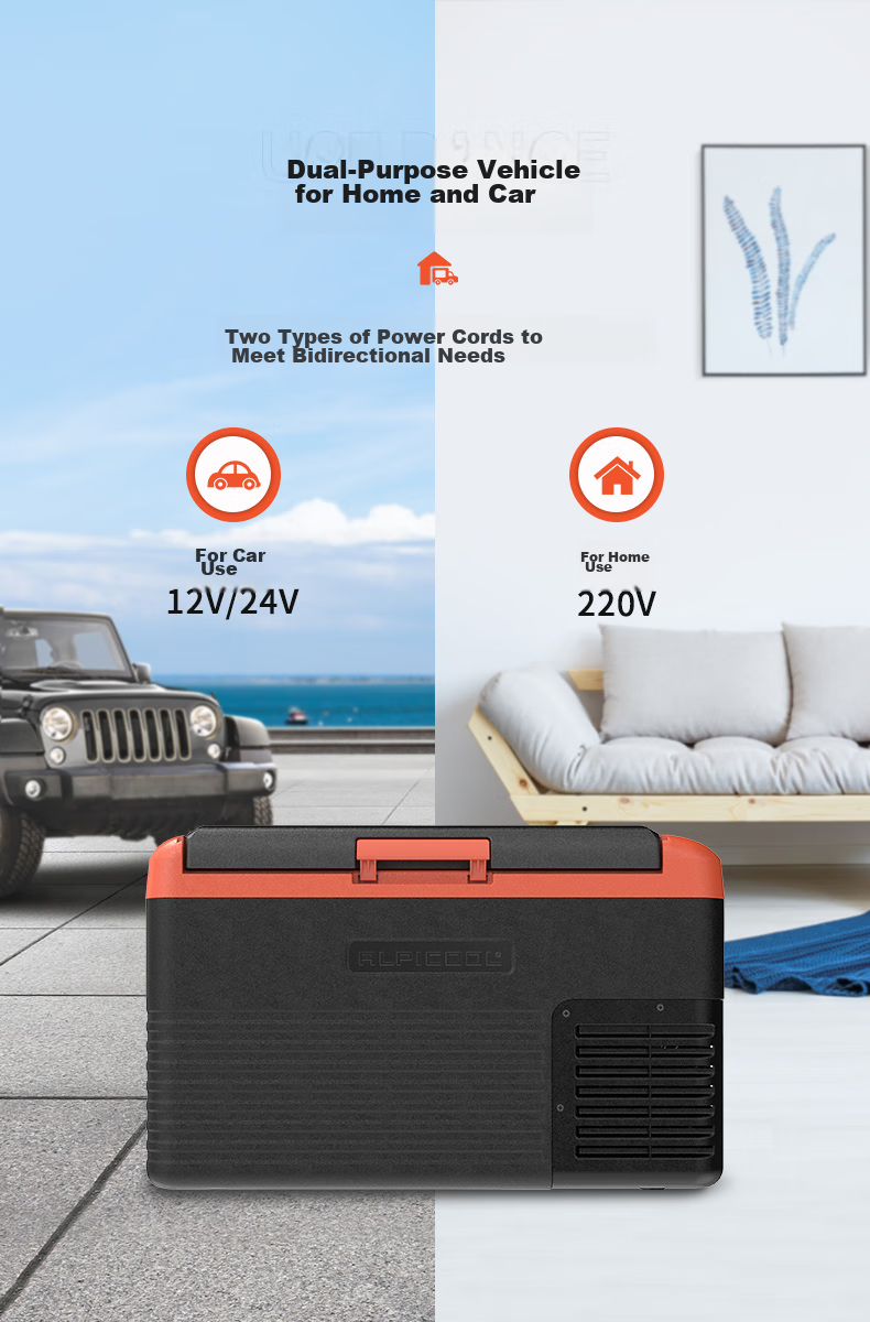 Alpicool Compressor Cooling CL40 Car Refrigerator, RV 12V/24V Dual-Use for Car And Home, Freezing And Refrigeration, Large Truck Refrigerator 6