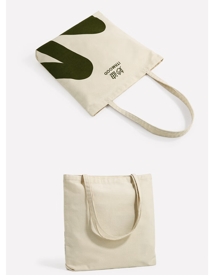 Mood Ladies' Handbag Brand Custom Canvas Bag Shopping Bag Shoulder Bag Gift for Girlfriend Or Wife 5020 White 7