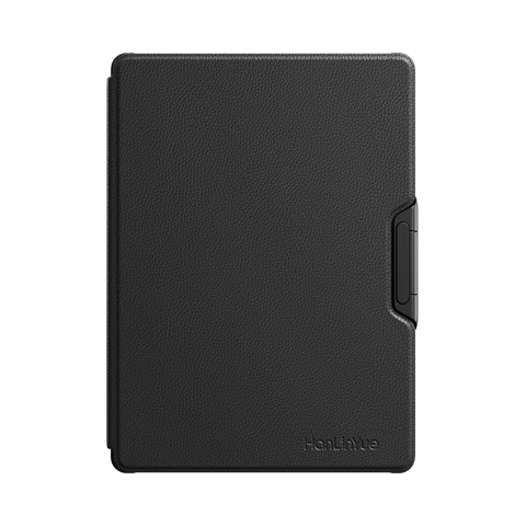 Hanlinyue Compatible Magnetic Folding Stand for Palm Reader Light3 Turbo Neo2, E-Book Protective Case with Wake-Up Function, Black Butto