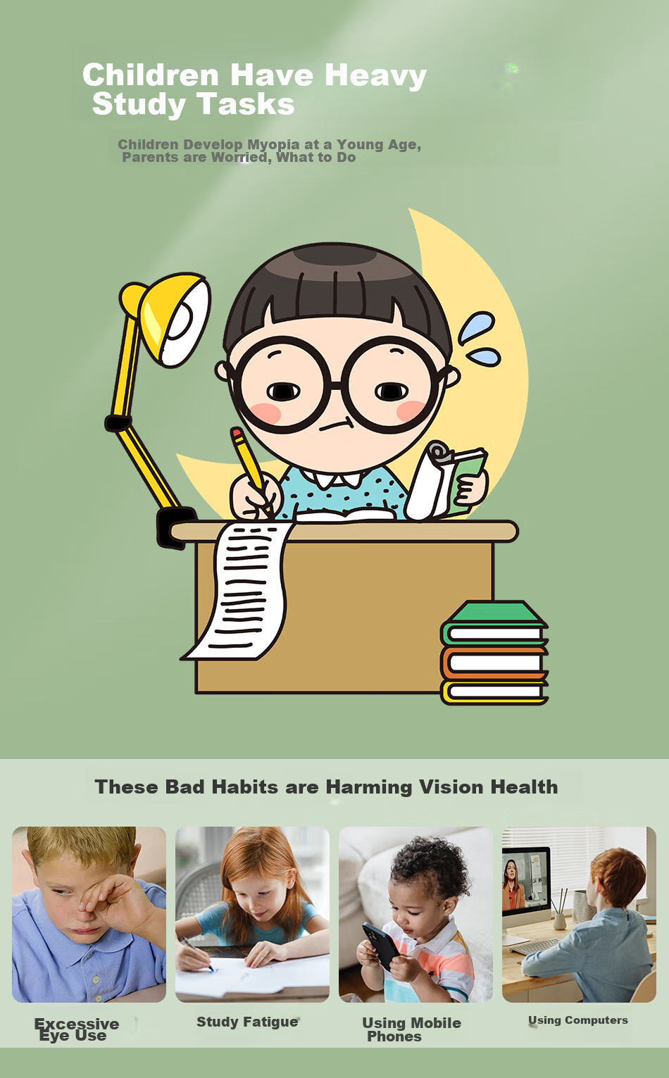 SooGree Flip And Reverse Children's Vision Training Cards, Double-Sided Butterfly Mirror Vision Cards, Adjustable Glasses 2