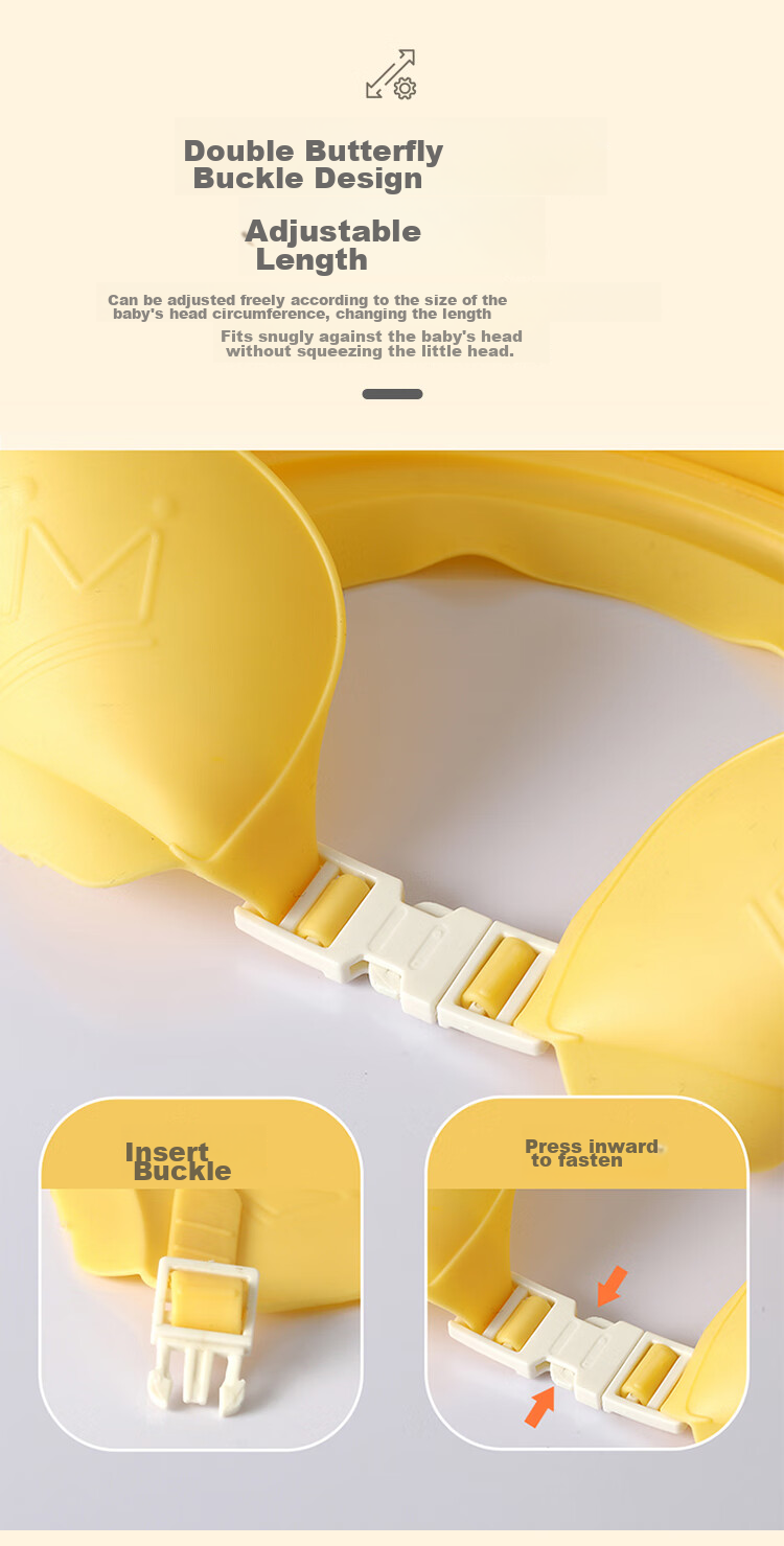 Baoshi Universal Shampoo Cap for Kids and Adults Waterproof Ear Protection Bathing Hat for Babies and Elderly 3
