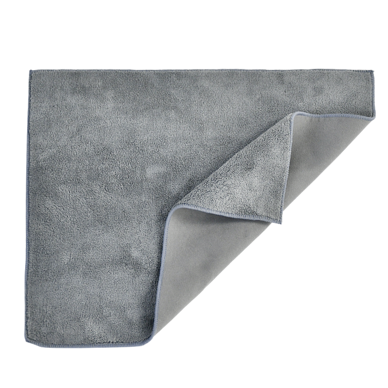 YUECAR Car Wash Towel, Double-Sided Coral Fleece Cleaning Cloth, Absorbent Suede Towel for Automotive Use
