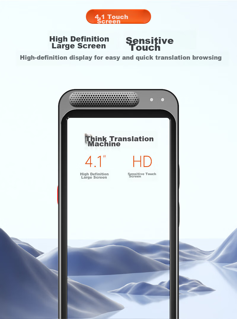 Ithink Translator, Multi-Language 4G Translator, Real-Time Translation with Photo And Audio Capture, Offline Voice Translation, Portable for Business And Travel, Real-Time Speaking Translation Pe 7
