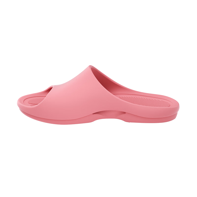 KENROLL Unisex Home Bathroom Antibacterial Non-Slip Slippers, Casual Soft-Soled Sandals, Rubber Pink, Size 39-40 (250mm)