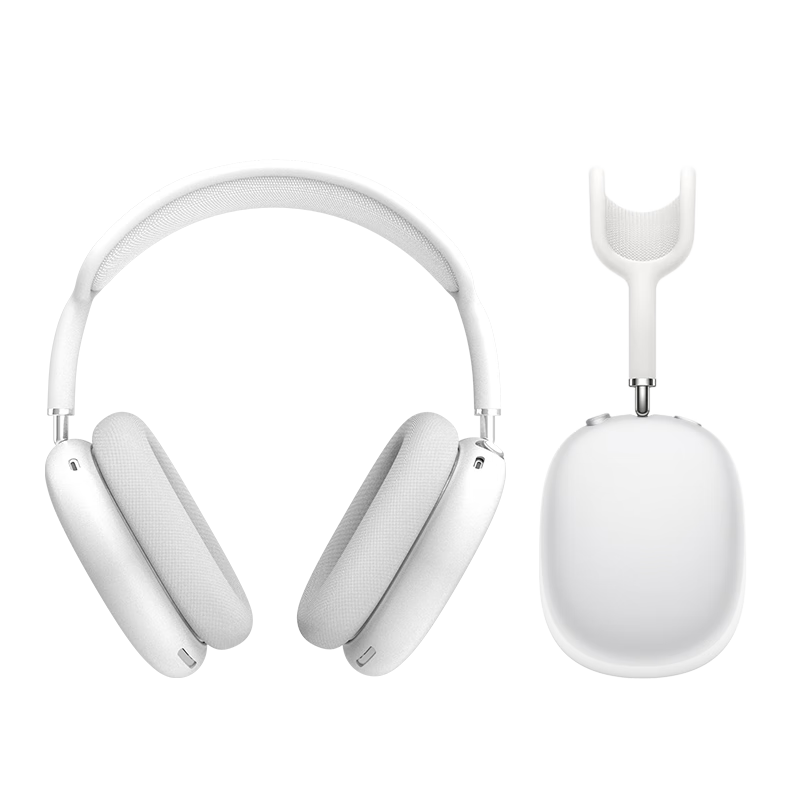 ESCASE AirPods Max 2 Protective Case, Headphone Cover Replacement, TPU Ear Cushion, Headband Cover, Transparent Protective Sleeve for Headphones
