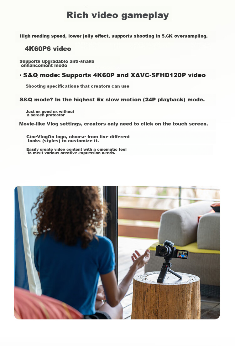 SONY ZV-E10 II APS-C Mirrorless Camera, Filter Direct Output, White Standard Kit (ZV-E10M2K ZVE10 Second Generation) 21
