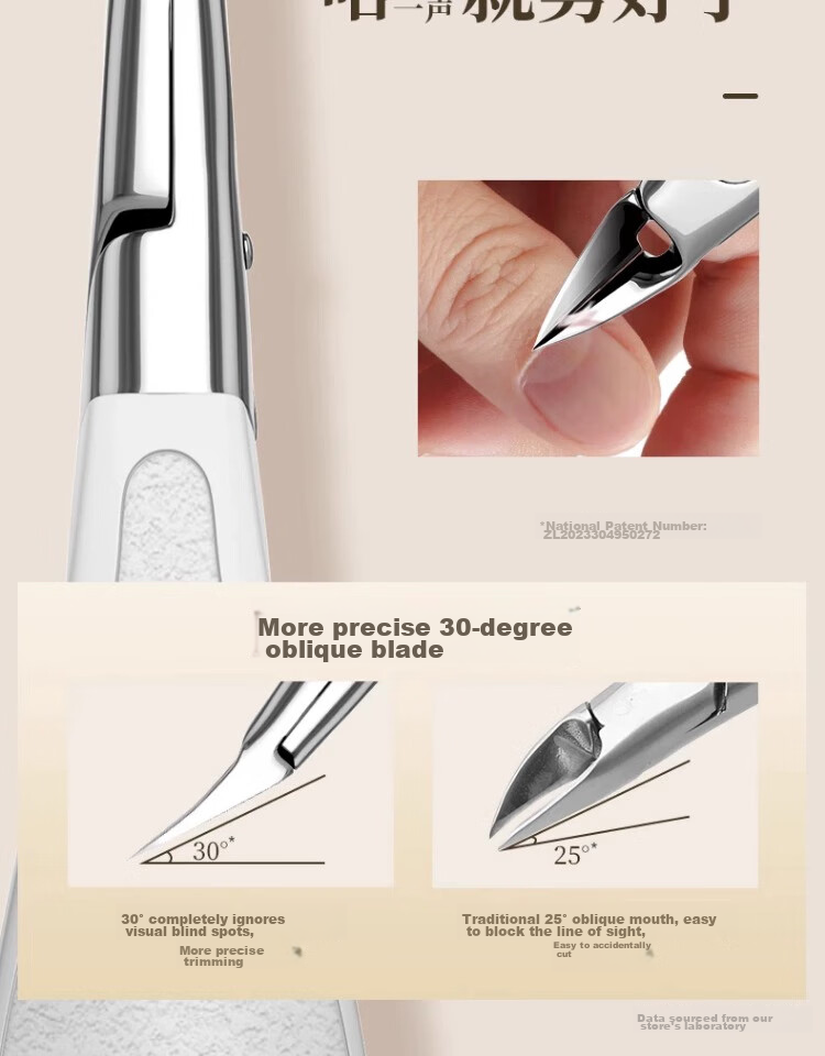 Chuangmugongfang Ingrown Toenail Clipper, Stainless Steel Eagle Beak Pliers, Nail Clippers, Specialized Tools for Foot Care 6