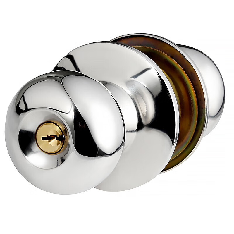 BLOSSOM Spherical Lock Stainless Steel Ball Lock Interior Door Lock Wooden Door Lock Bathroom Door Lock 5791 Silver