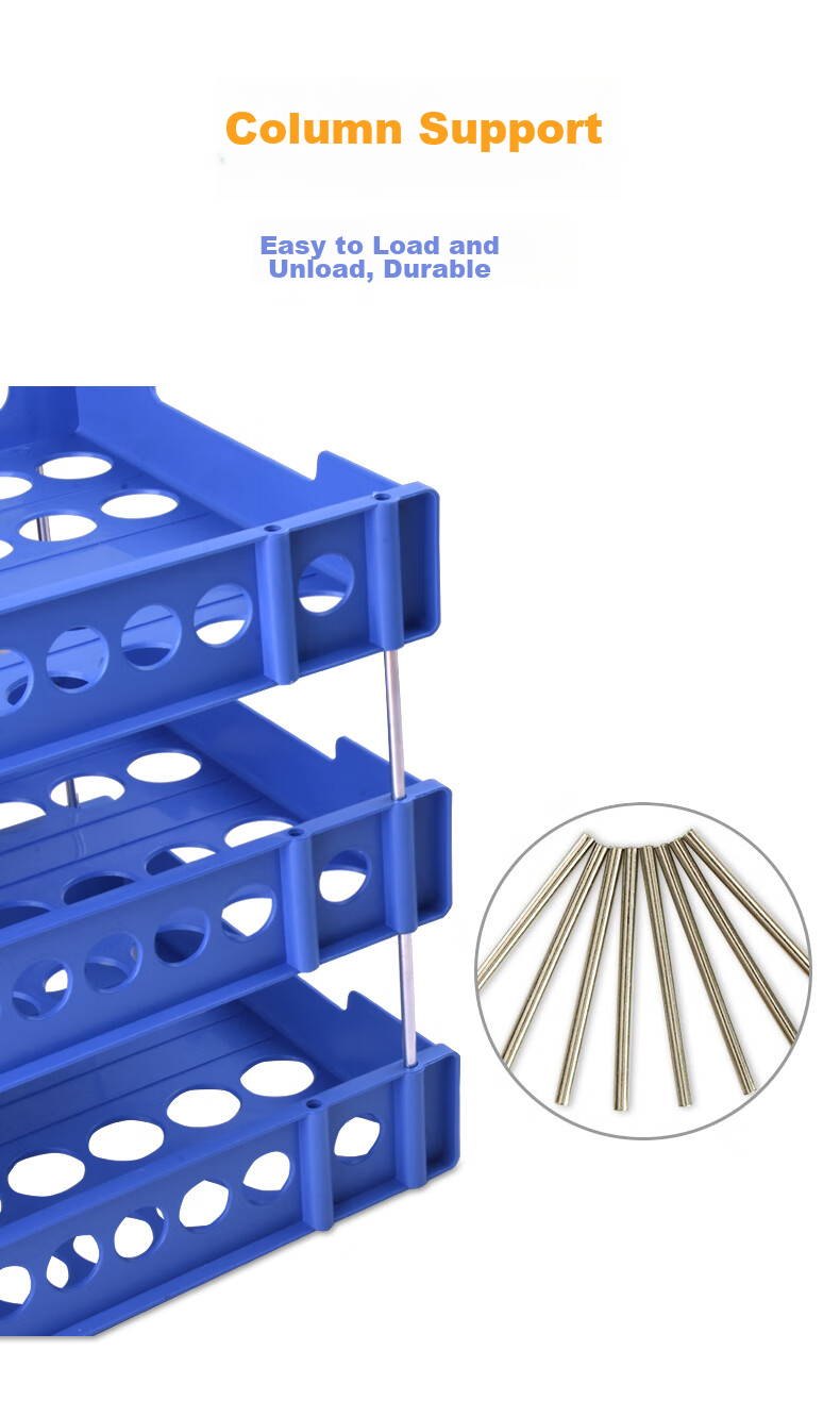 LISON Three-Tier File Tray, Blue Office Desk Organizer, Plastic File Holder, Document Storage Box, File Rack, 3C Digital Products, All-Net Low Price 5