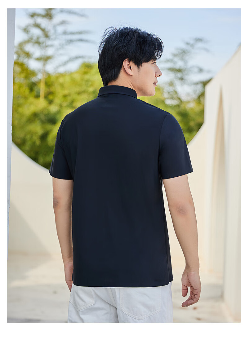 LangSha Men's POLO Shirt, Summer T-Shirt, Sports Quick-Dry Collared Short Sleeve, Ice Silk Breathable, Running Fitness Father's Day Gift 24
