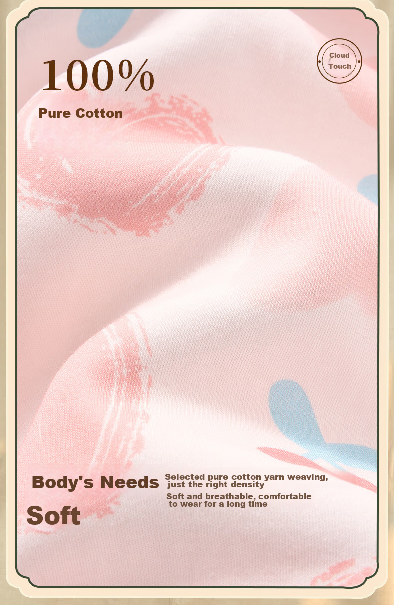 Fenteng Children's Pajamas for Girls, New Chinese Style Pure Cotton Spring National Style Stand Collar Button-Up Loungewear Q9X257930736 7