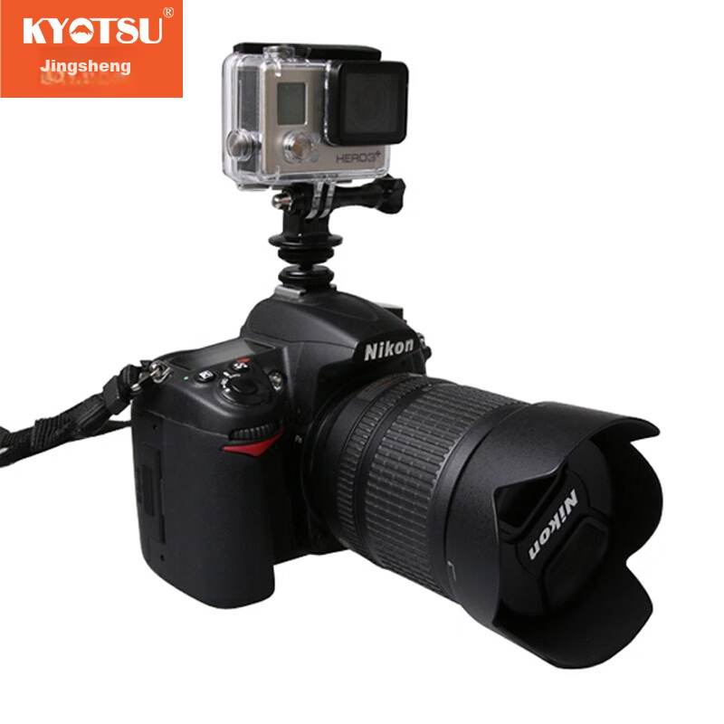 KYOTSU GoPro 13/12/11/10/9, DJI Action 6/5pro/4/3 Universal Sports Camera Gimbal, DSLR And Mirrorless Camera Hot Shoe Base Converter Accessory