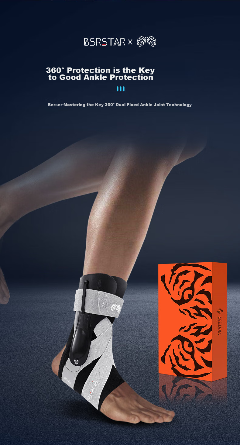 Bestray 5D Ankle Brace, Post-Injury Recovery, Ankle Joint Fixation Support, Sprain Support, Rehabilitation Foot Brace, Ankle Protection Sleeve 2