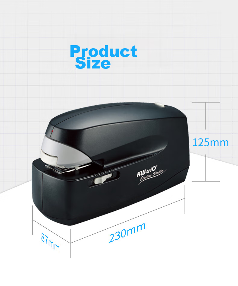 KW-Trio Electric Stapler with Intelligent Sensor, Fully Automatic Binding Machine, Can Staple up to 25 Pages 3