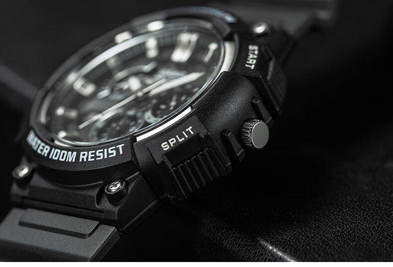 Casio Watch for Men, Black Knight Black Gold Sports Youth Student Waterproof Digital Watch for Men And Women, MCW-200H 34