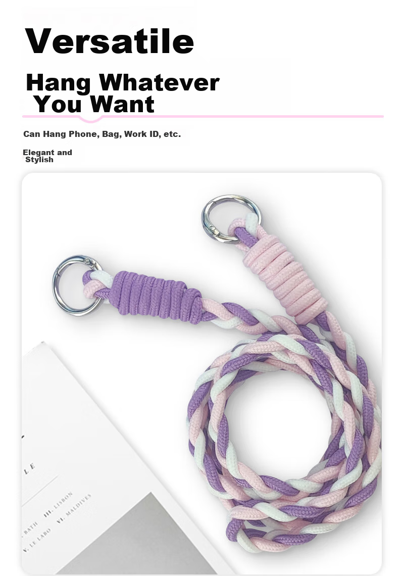 Jiangming Phone Lanyard, Neck Strap, Wrist Strap, Crossbody Bag, Car Key Holder, Student Card Case, Work ID Holder, Chain Pendant, Pad Accessory, Trendy Style 6