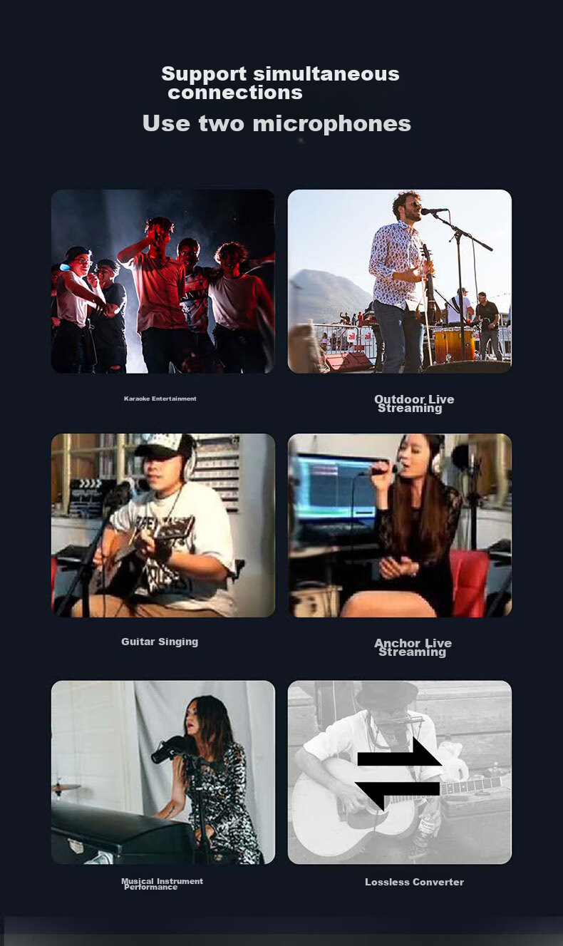 Ickb DBS Sound Card, Paul Capacitor Microphone Set, Mobile Phone Live Streaming, Computer Douyin Kuaishou Universal Host Singing, Quanmin K Song Recording, Live Streaming Equipment Complete Set with Microphones 16