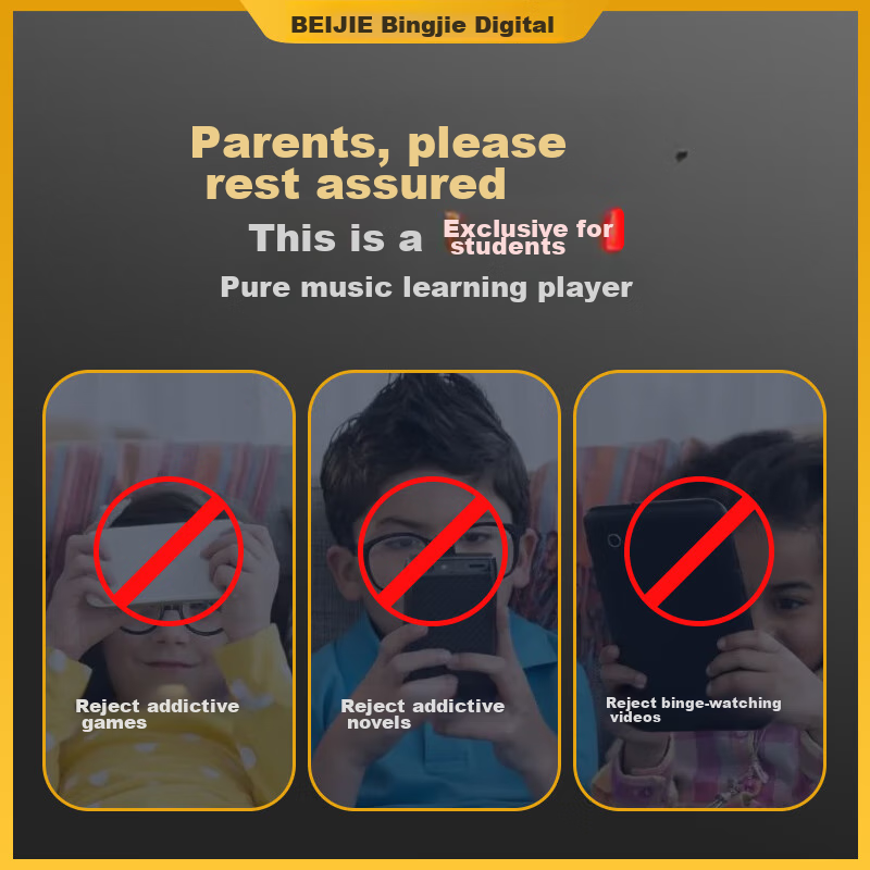 MP3-плеер BENJIE X1, 128 ГБ, Bluetooth, 2.0 дюйма, сенсорный экран, для студентов