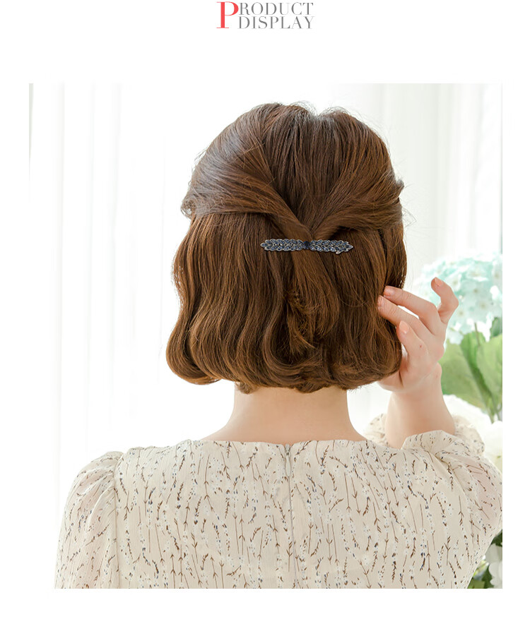 CHIMERA Elegant Back-Of Hair Claw Clip, Korean Style Large Hair Claw, Hair Accessory, Women's Hair Ornament, Mid-Autumn Festival Gift 13