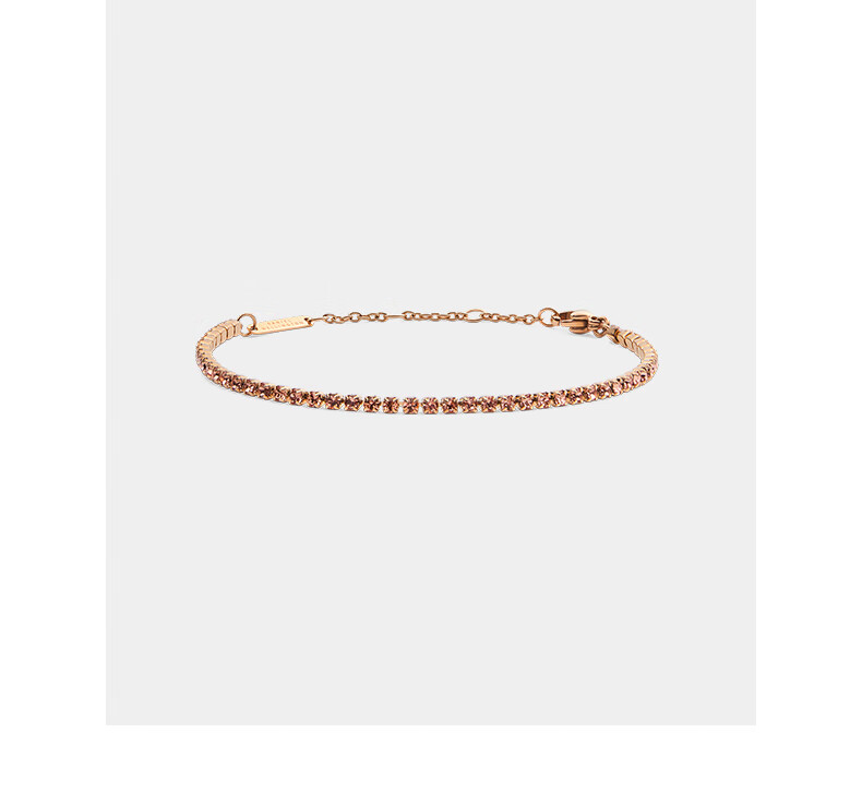 DanielWellington [Mashixun Style], DW Bracelet for Women, Starlight Tennis Bracelet, Rose Gold Fashion Luxury, 387 Birthday Gift for Girls 4