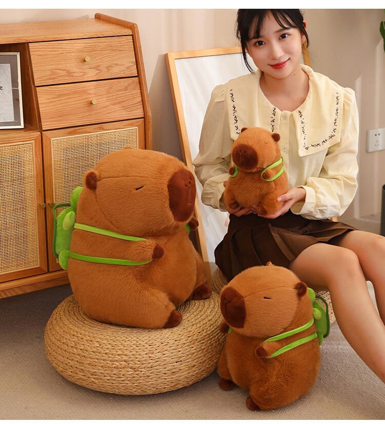 Beishangxing Capybara Plush Doll Large Stuffed Toy Children's Companion Pillow for Boys And Girls Birthday Gift 3