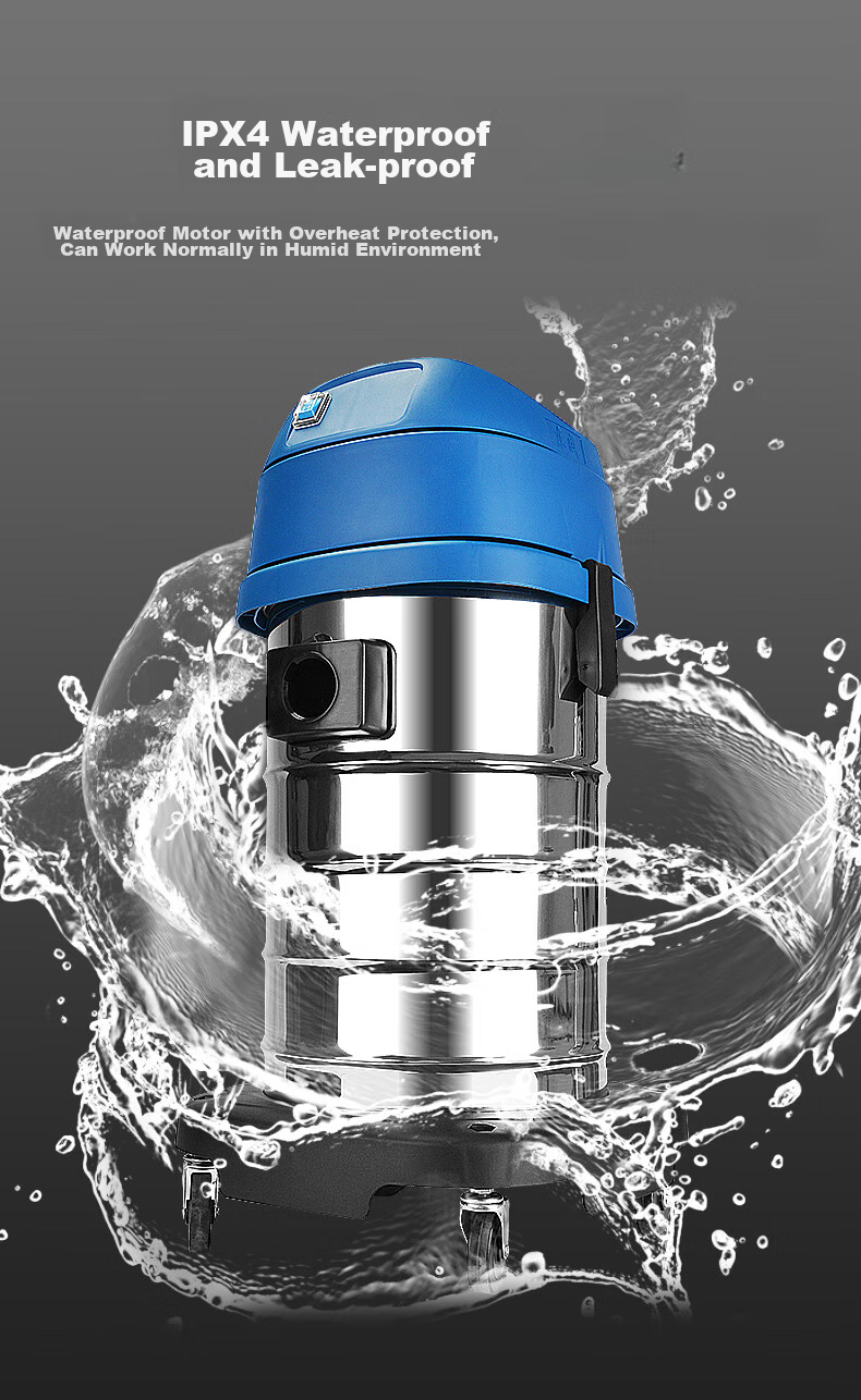 Dongcheng Dual-Purpose Dry And Wet Vacuum Cleaner FF-1W Industrial-Grade Barrel Vacuum Handheld High-Power Electric Tool 8