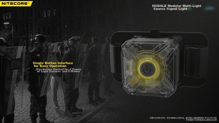 NITECORE NU06 LE Signal Light, Bicycle Safety Light, Night Riding Helmet Warning Light 11