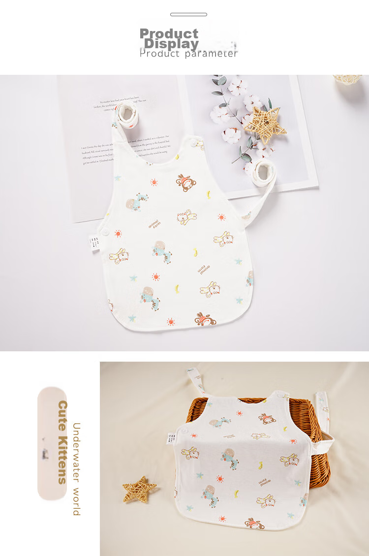 9I9 Baby Belly Cover, Pure Cotton Infant Onesie Sleep Bag, Belly Wrap, Newborn Sleeping Protection, Anti-Cold, Adjustable 14