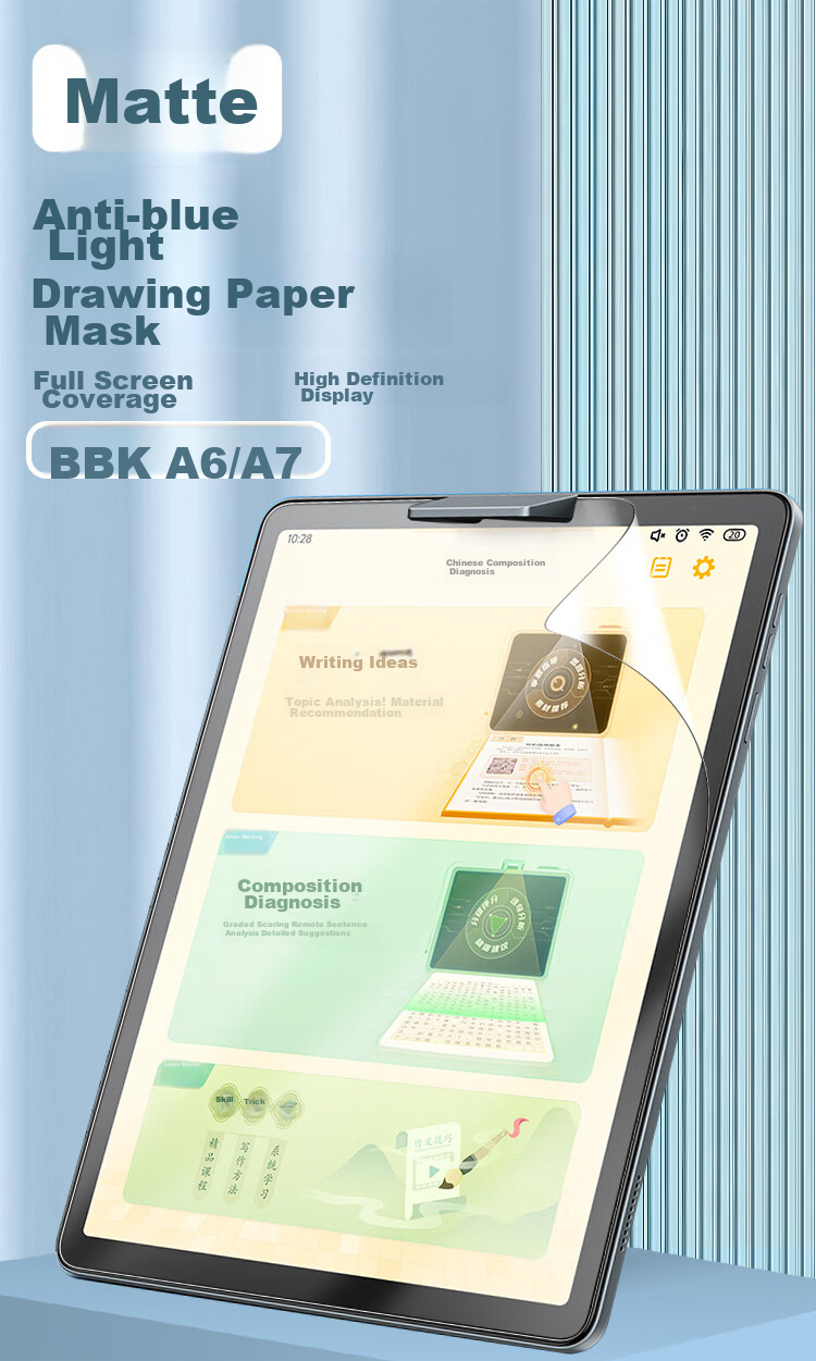 Freeson Screen Protector for Bubugao S9/S8, 14.2-Inch Student Tablet AI Learning Device, Anti-Blue Light Protective Film, Wear-Resistant, Scratch-Resistant, Smooth Drawing And Writing, Continuous Touch Paper Film 1
