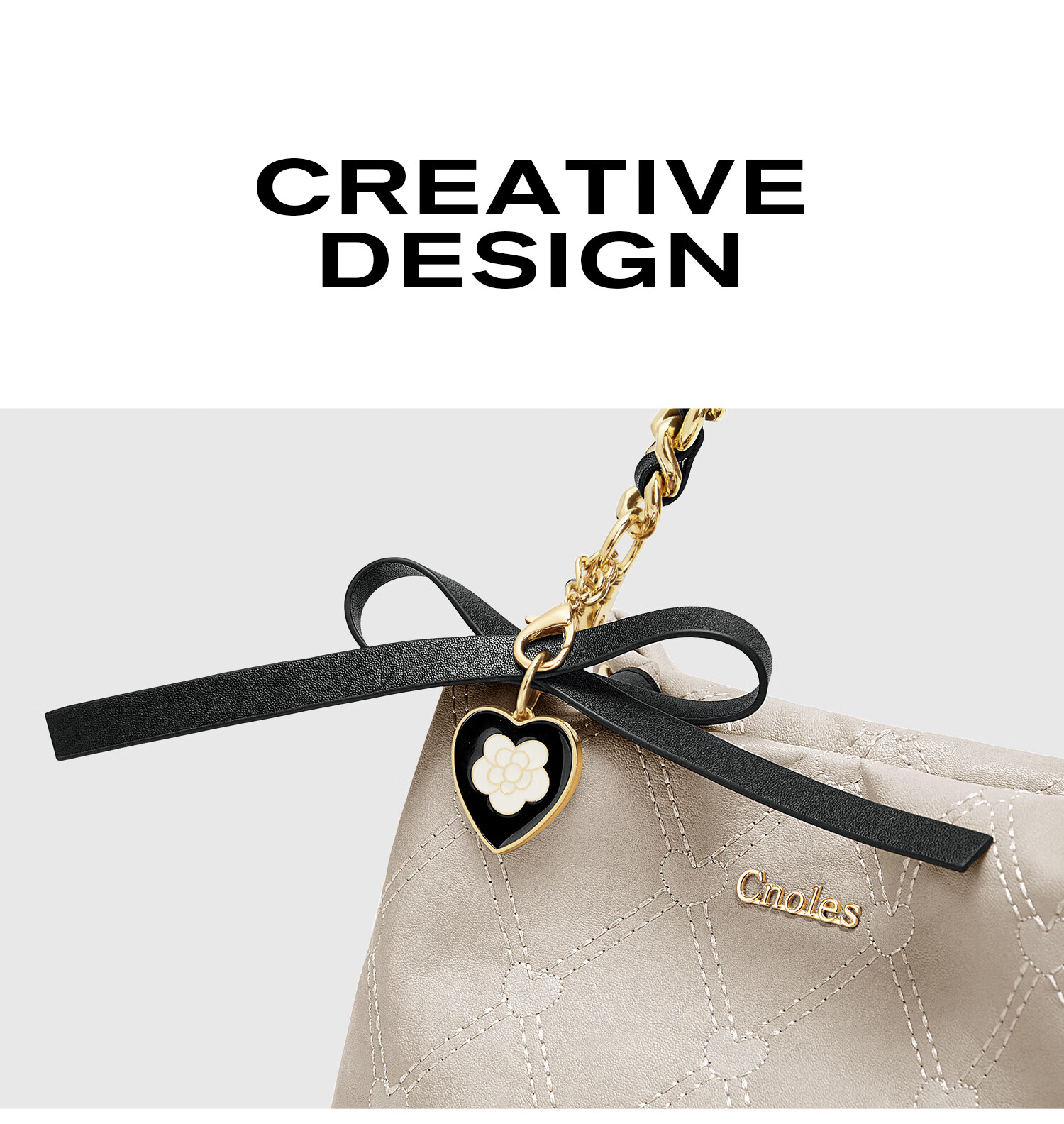 Cnoles Bucket Bag, Women's Niche High-End Crossbody Shoulder Bag, Practical Gift for Girlfriend on Valentine's Day 5