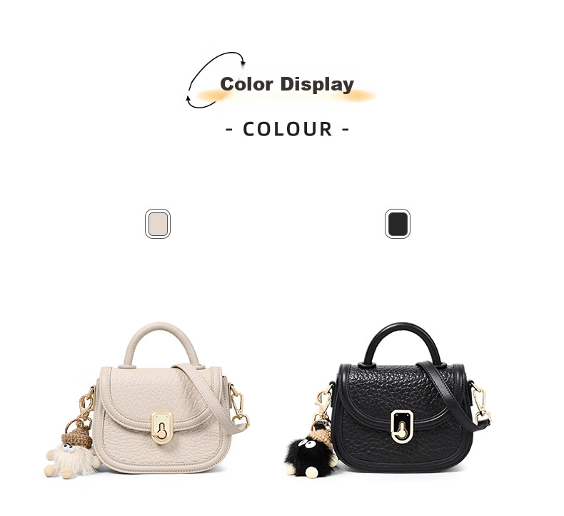 Aiqinghai Leather Handbag, Women's Phone Bag, Mini Crossbody Shoulder Tote Bag, Practical Birthday And Mother's Day Gift for Mom 4