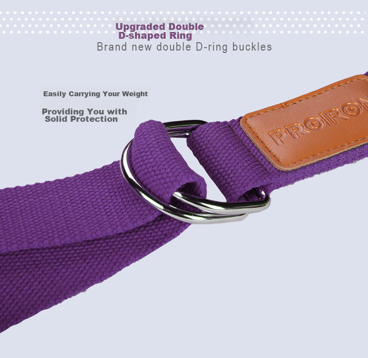 PROIRON Puli'ai Yoga Resistance Band, Pilates Rope, Extended Stretching Band for Training And Exercise, Purple 5