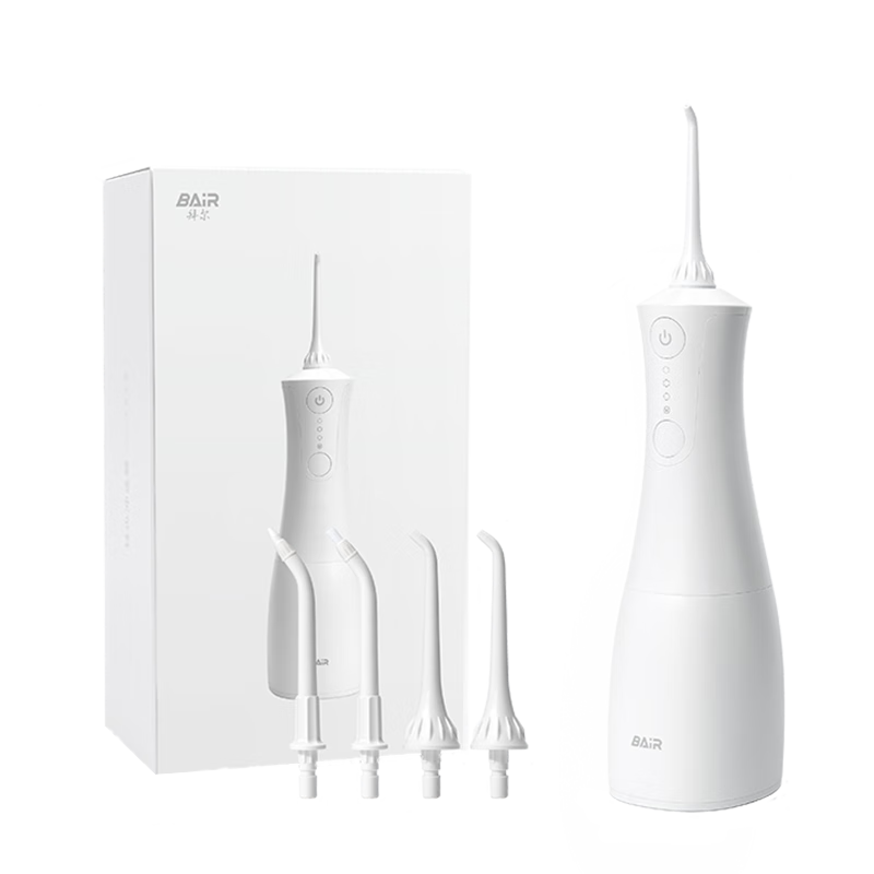 BAIR Professional Oral Irrigator, Handheld Water Flosser, Home Electric Tooth Cleaner, Orthodontic Special Gift, Cleaning And Teeth Washing Device M301 Professional White