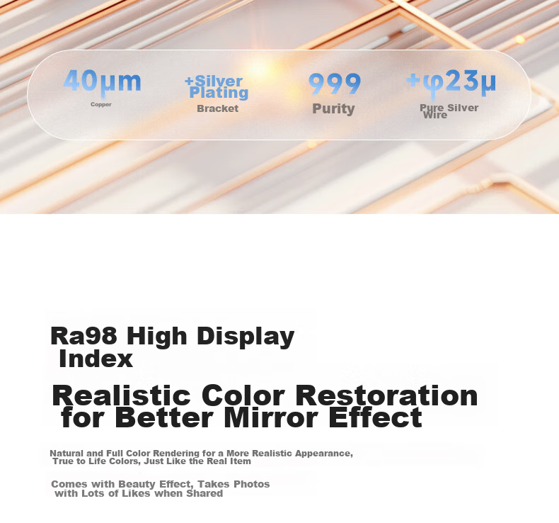 Yueying Linzhiguang Floating Light, Ultra-Bright 4th Generation Eye Protection, Living Room Ceiling Light, Cream-Style Main Lighting Fixture 11