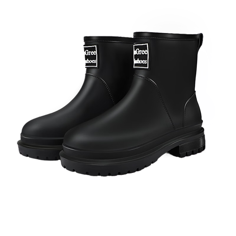 SooGree Women's Mid-Calf Waterproof Non-Slip Durable Outdoor Rain Boots for Fishing Delivery Work