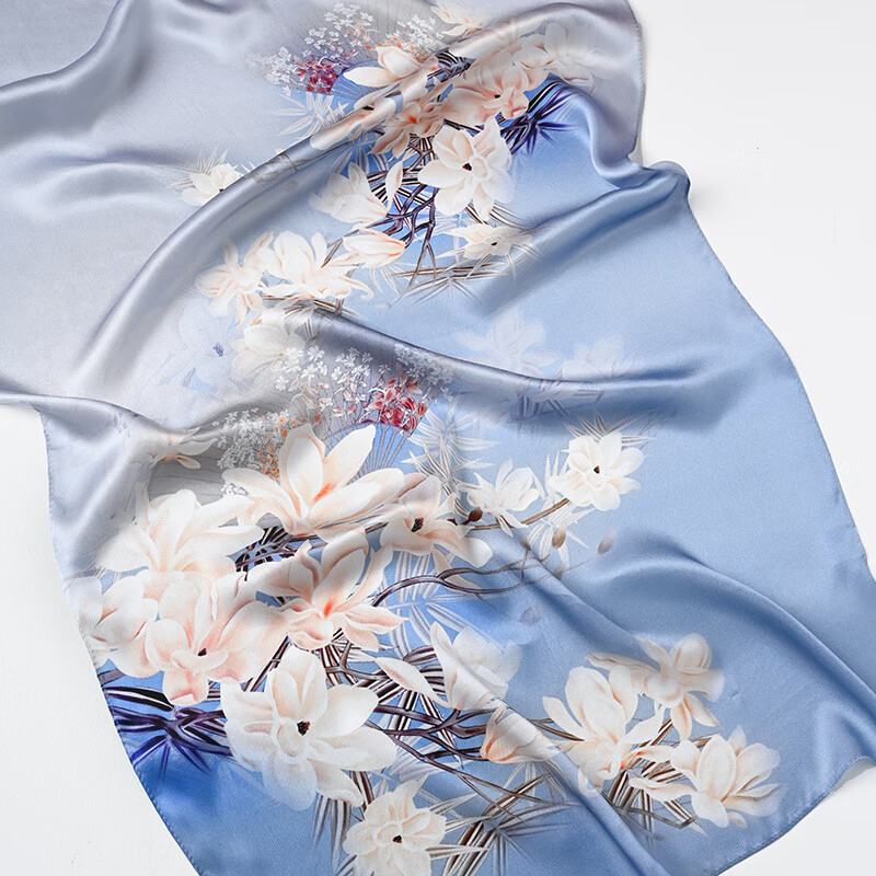 Hangsifu Silk Scarf, Shawl, Gift Box Set, Practical Birthday Present for Mom, Mid-Autumn Festival Gift