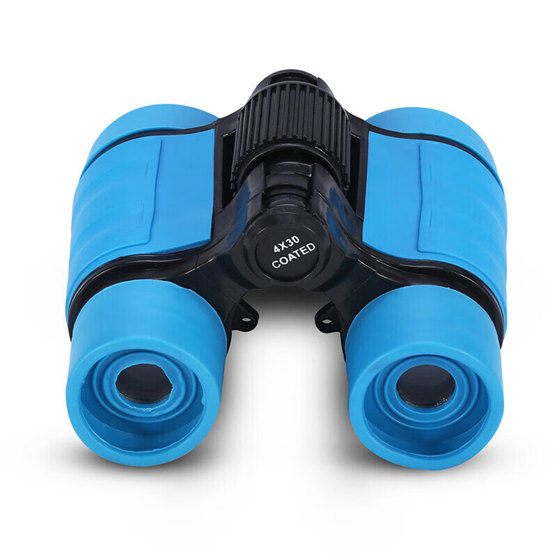 JHOPT Jumbo 4X30 Children's Telescope, High Magnification High Definition Colorful Binoculars, Portable (Blue)