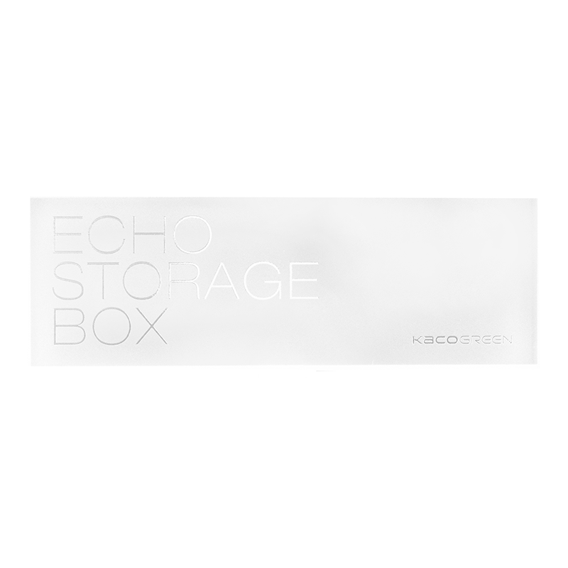 KACO Stationery Box, Simple Semi-Transparent Frosted Pencil Case, Large Capacity for Students, Aike Pencil Box, Instagram-Style Storage Box, Office Minimalist Organizer Pencil Case, Frosted White K1521