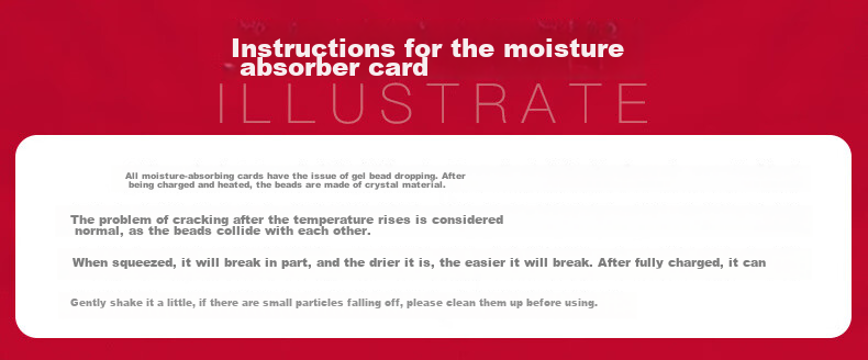 EIRMAI HC-63C, Black, Moisture-Absorbing Card Type II, Electronic Regenerative, Dehumidifying Card, Dehumidifier, Sheet-Type 10