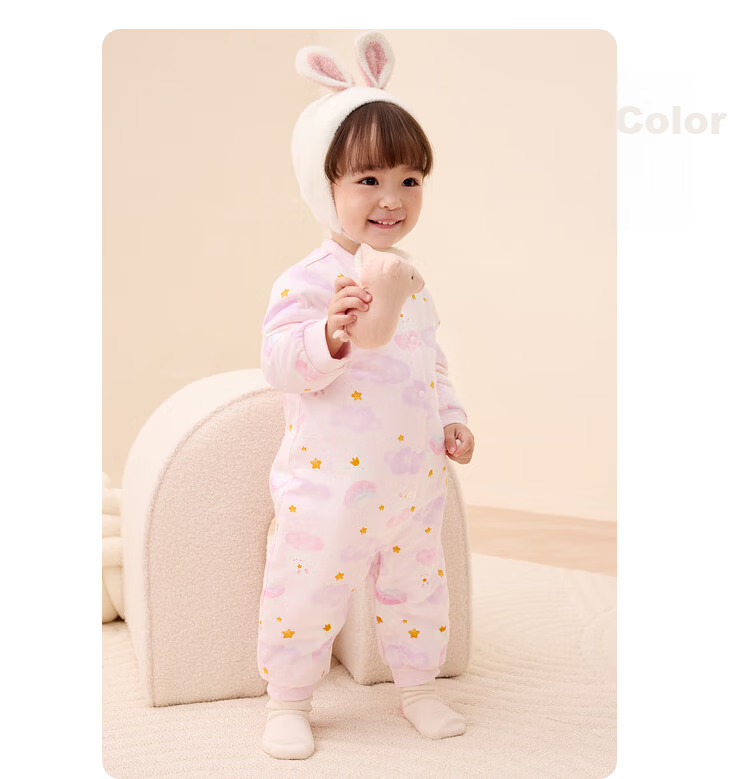 BALABALA Children's Clothing, Baby Romper, Newborn Onesie, Infant Bodysuit, Boys And Girls Winter Wear, Crawling Suit, Thickened Warm Soft Cute 22